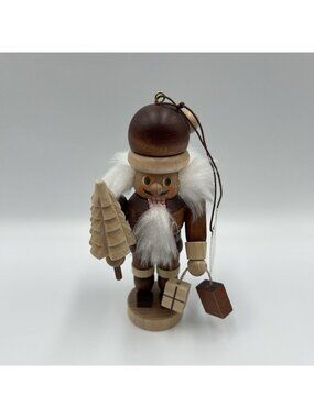 Christian Ulbricht Mini Nutcracker Santa Ornament 4"  13-0503